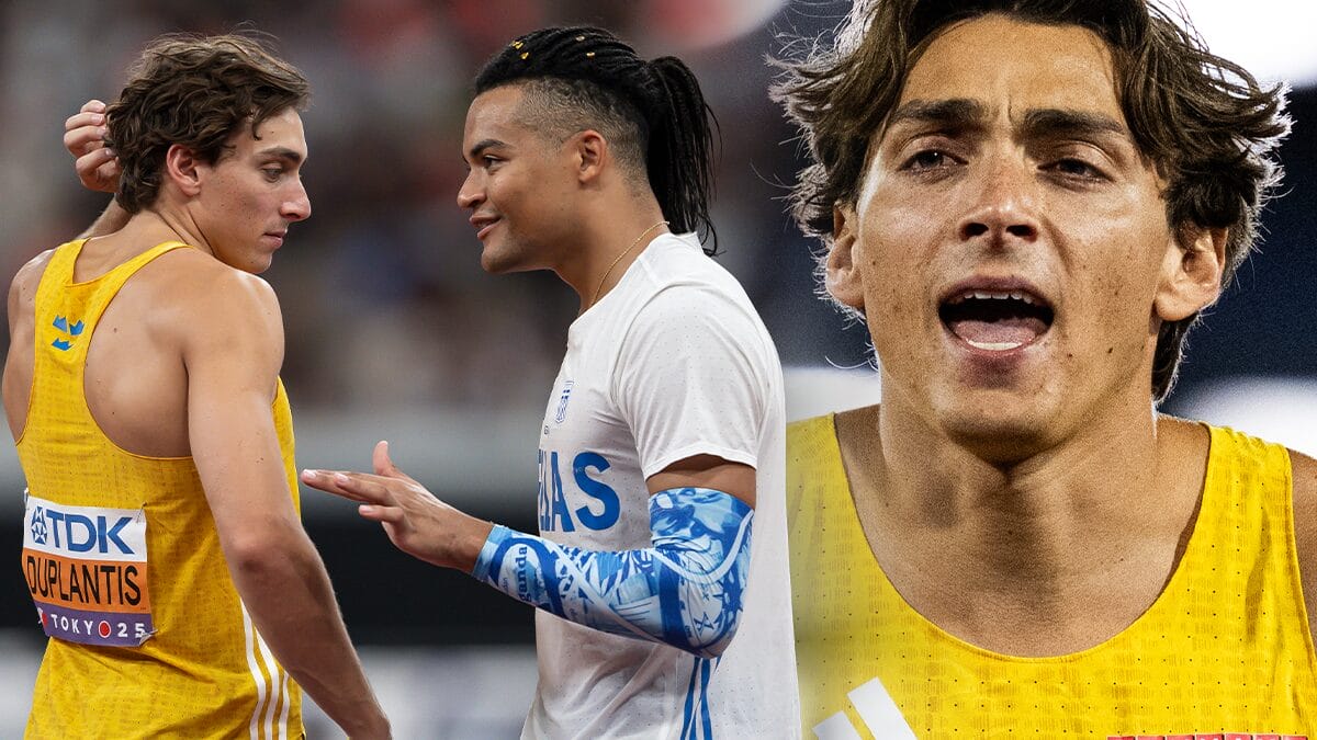 Armand Duplantis säger vad han tycker om Emmanouil Karalis.