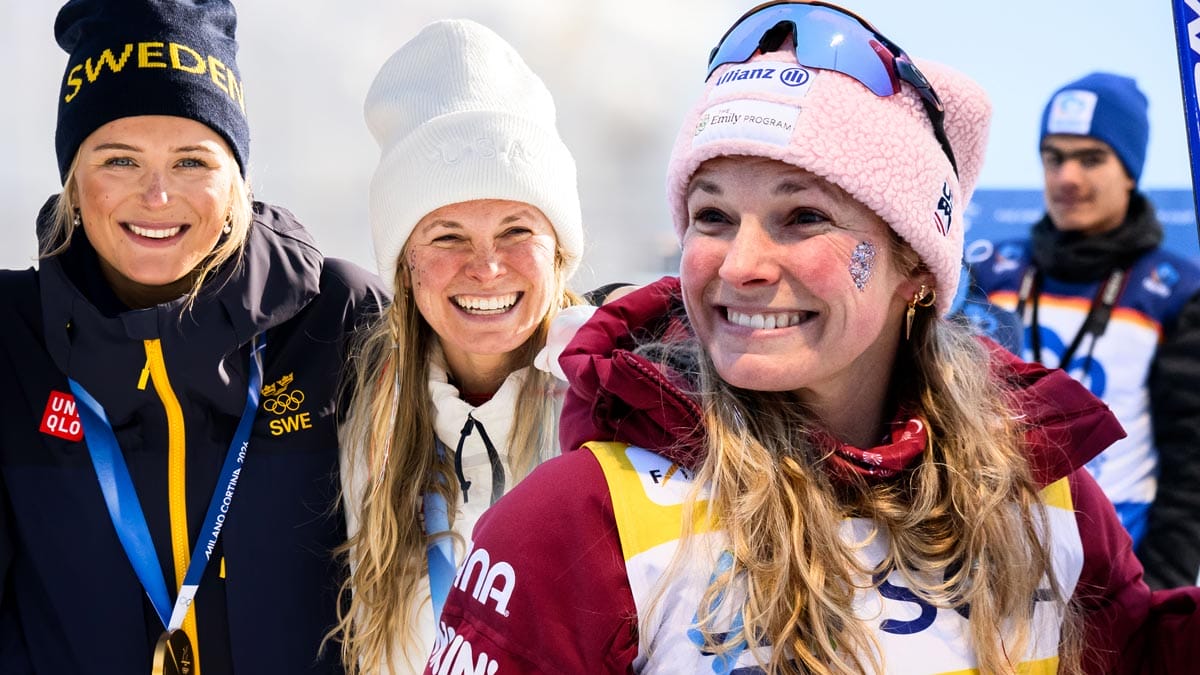 Svenskrivalen Jessie Diggins tävlar i en ny sport efter skidkarriären