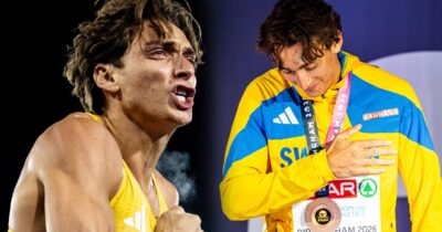 Bilderna på Armand Duplantis sprids nu i friidrottsvärlden
