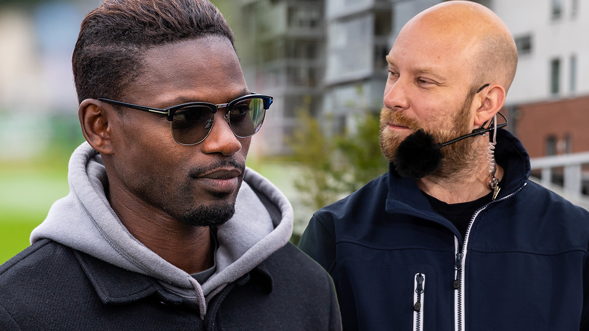 Ola Bränholm hyllar SVT-kollegan Alhaji Jeng.
