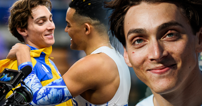 Armand Duplantis erkänner vad han och Emmanouil Karalis brukar säga till varandra.