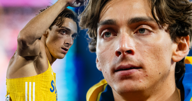 Landslagskompisen Axelina Johansson säger vad hon tycker om Armand Duplantis.