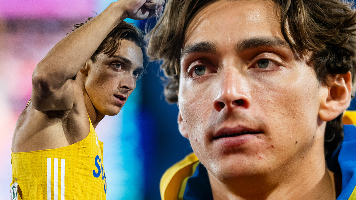 Landslagskompisen Axelina Johansson säger vad hon tycker om Armand Duplantis.