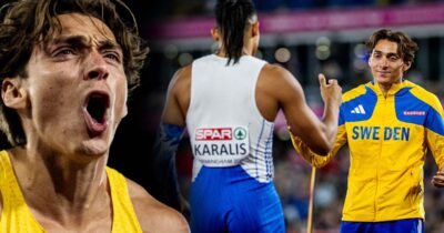 Armand Duplantis bjöd på stor show tillsammans med rivalen Emmanouil Karalis i Diamond League.