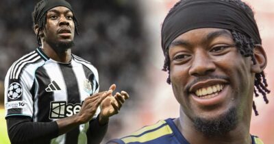 Anthony Elanga hyllas för sin fina gest mot nya lagkamraten i Newcastle.