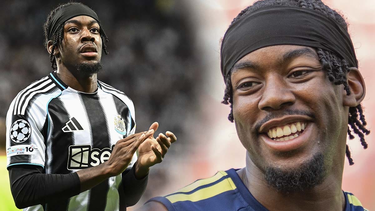 Anthony Elanga hyllas för sin fina gest mot nya lagkamraten i Newcastle.