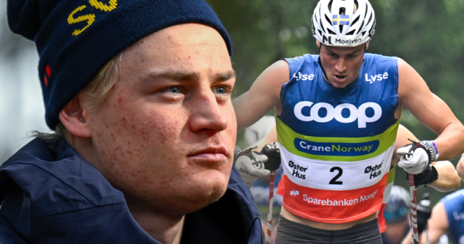 Alvar Myhlback pikas i Norge efter kaosloppet.