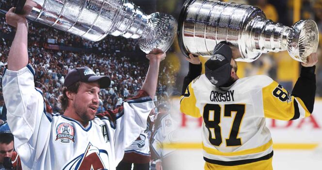 Peter Forsberg och Sidney Crosby har vunnit Stanley Cup mer än en gång i NHL.