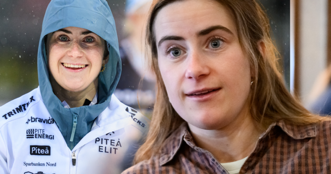 Ebba Andersson visar upp galna samlingen i hemmet.