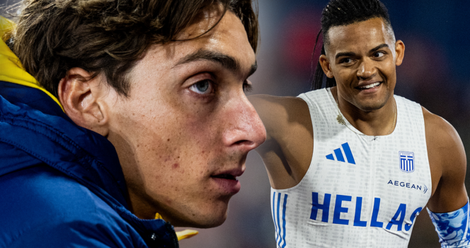 Emmanouil Karalis kaxiga utspel mot Armand Duplantis inför nya duellen.
