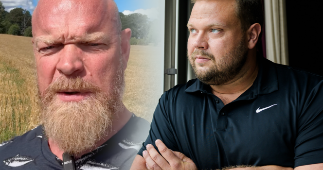 Magnus Samuelsson och Daniel Ståhl i oväntad bild ihop.