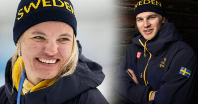 Edvin Anger hyllar landslagskollegan Linn Svahn på bästa sätt inför den nya säsongen i längdskidor.