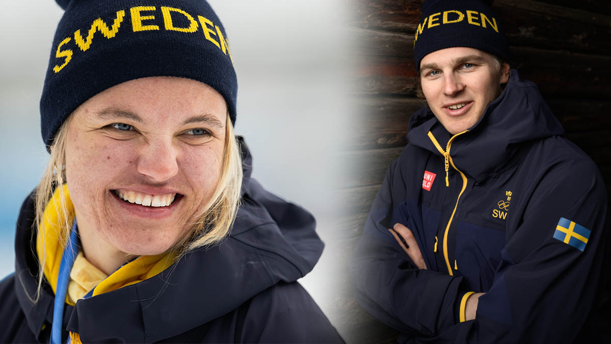Edvin Anger hyllar landslagskollegan Linn Svahn på bästa sätt inför den nya säsongen i längdskidor.