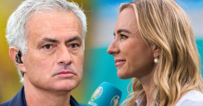 Frida Nordstrand råkade säga fel till José Mourinho udner en tv-intervju i Champions League.