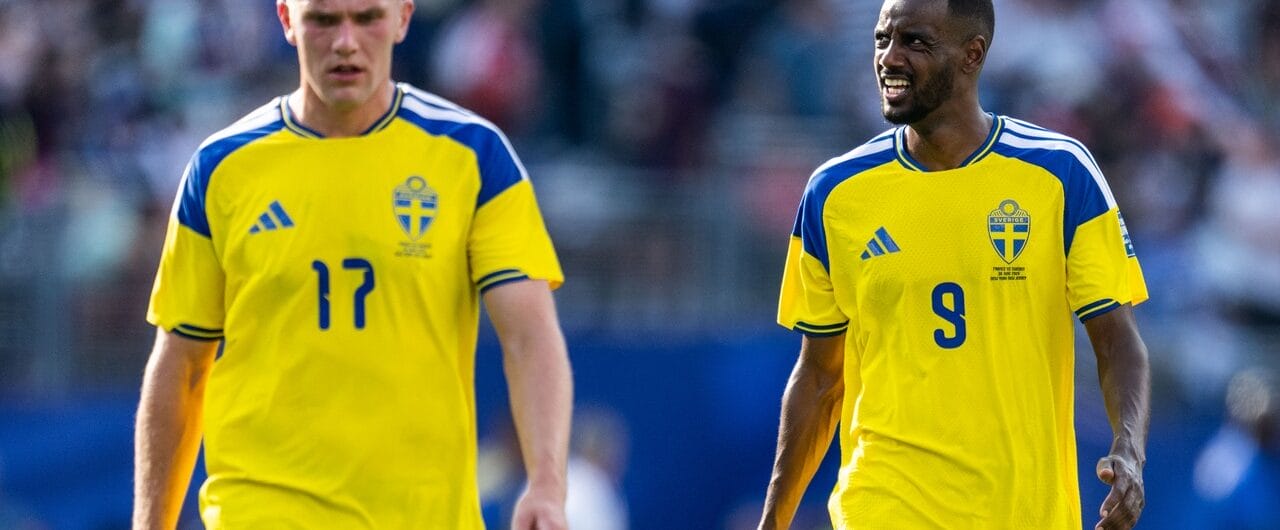 Viktor Gyökeres och Alexander Isak i Sveriges herrlandslag i fotboll