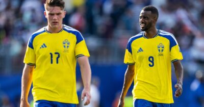 Viktor Gyökeres och Alexander Isak i Sveriges herrlandslag i fotboll
