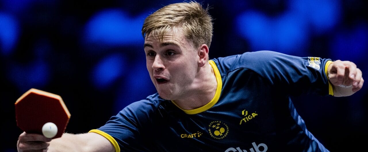 Truls Möregårdh i det svenska bordtennislandslaget