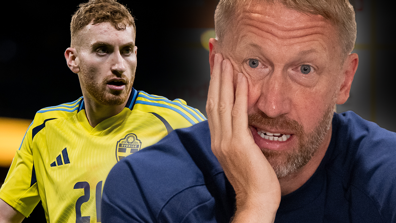 Graham Potters besked om Dejan Kulusevski i landslaget.