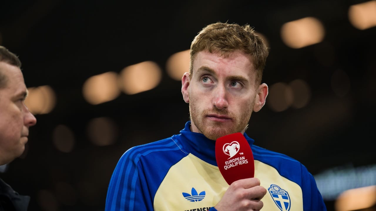 Dejan Kulusevski i det svenska herrlandslaget i fotboll