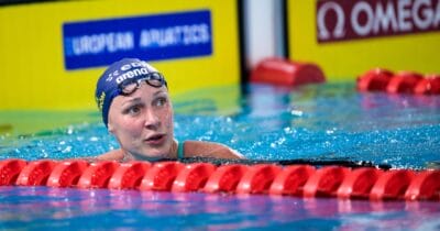 Sarah Sjöström i simbassängen