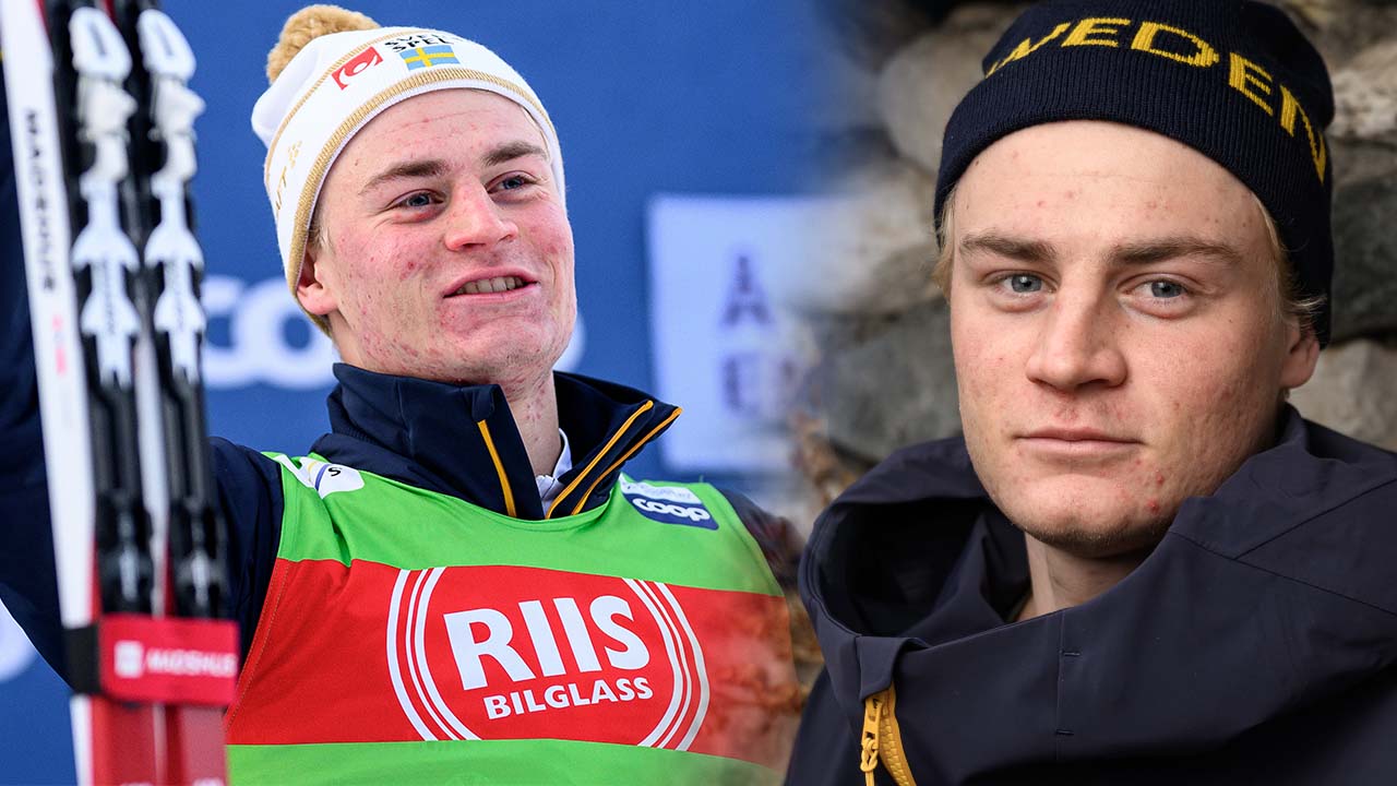 Vackra hyllningen till svenska längdskidåkaren Alvar Myhlback.