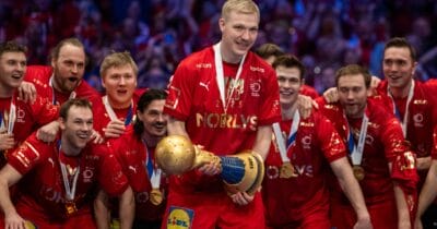 Danmark firar sitt VM-guld i handboll