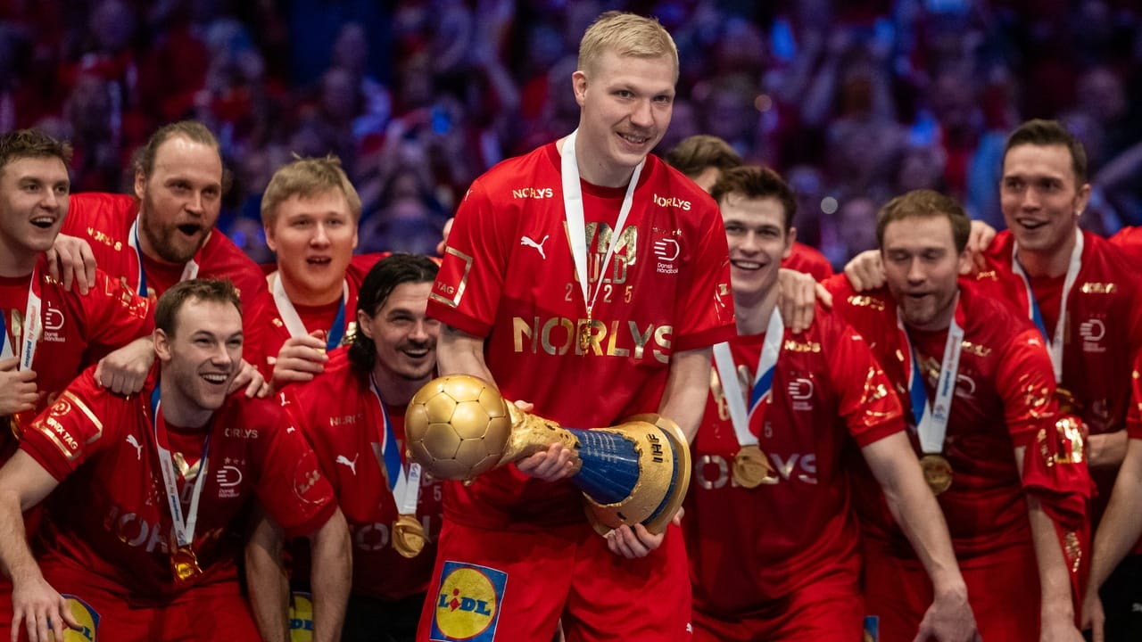 Danmark firar sitt VM-guld i handboll