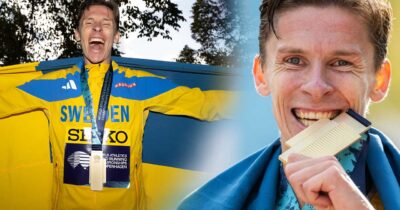 Andreas Almgren förtjänar att vinna Bragdguldet efter sin uppvisning på VM i halvmaraton.