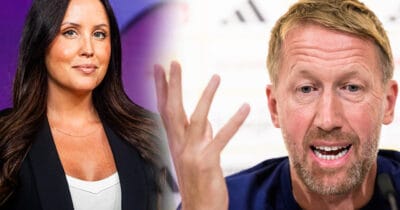 Therese Strömberg ger sin bedömning på Graham Potters oväntade beteende på presskonferensen.