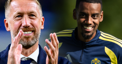 Graham Potters fina gest till Alexander Isak – överraskar stjärnan helt.
