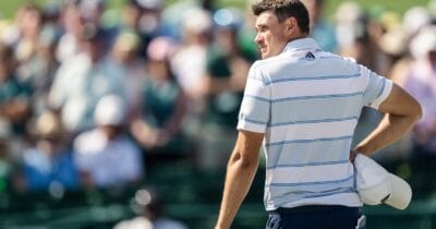 Ludvig Åberg under US Masters på Augusta