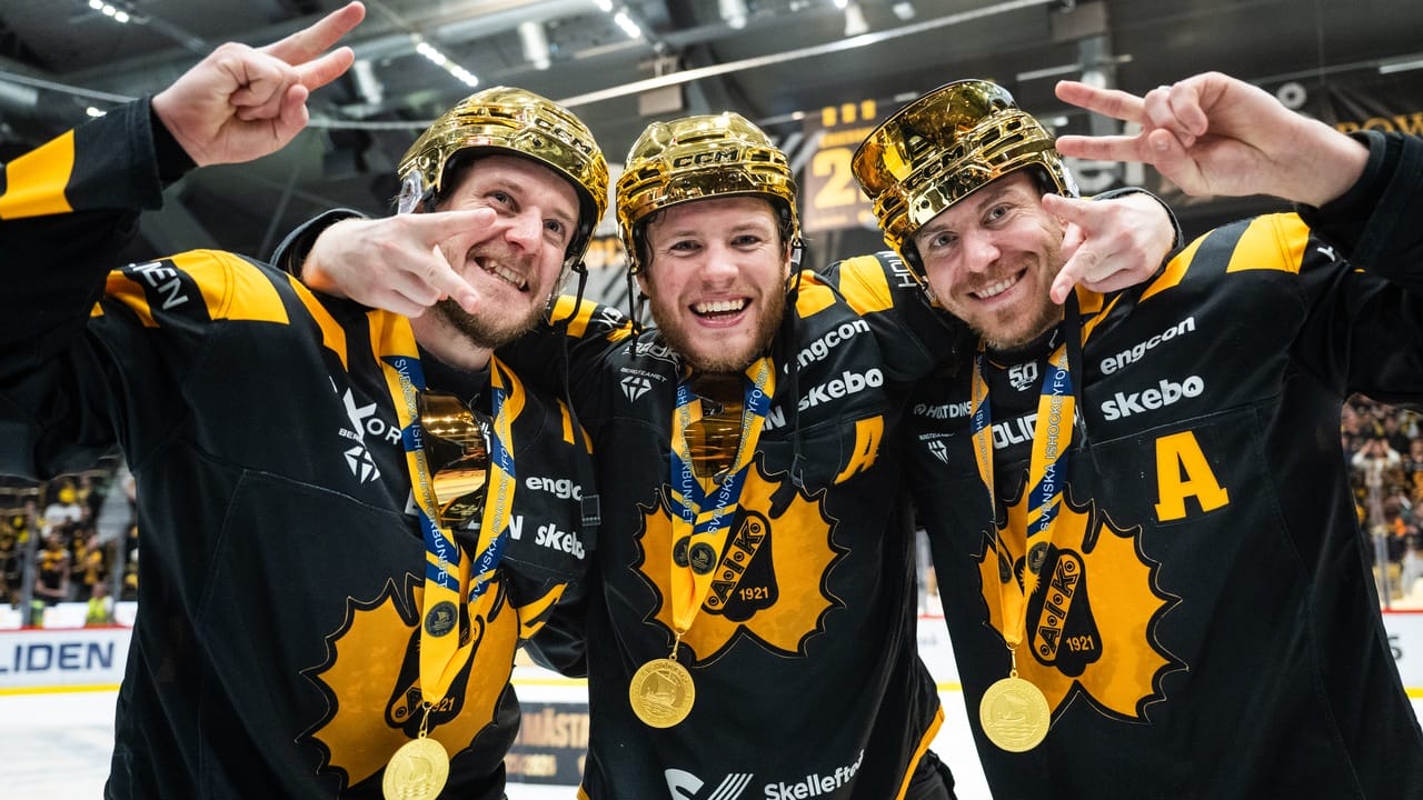 Skellefteå AIK firar sitt SM-guld 2026