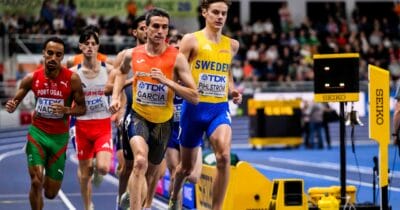 Samuel Pihlström springer 1500 m inomhus