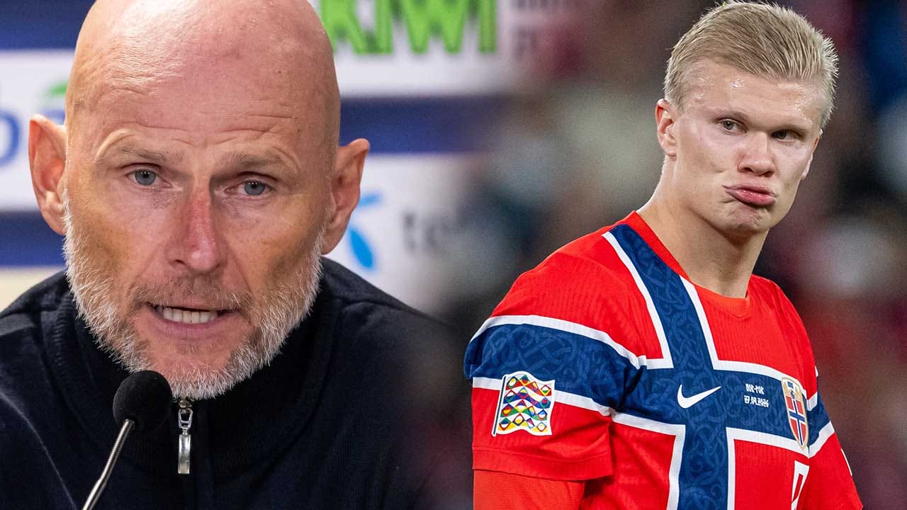 Norska förbundskaptenen Erling Haaland reagerar med ilska efter lögnen om Erling Haaland.