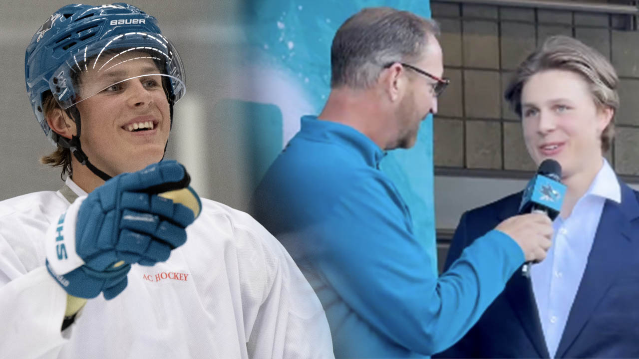 Ivar Stenberg är på väg att bli en favorit i NHL-laget San Jose Sharks.