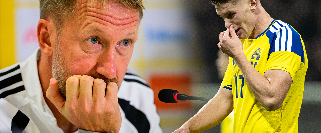 Graham Potter måste sluta – hans ord om Viktor Gyökeres är larviga.