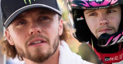 Norska kommentatorernas panik efter Oliver Solbergs fatala miss i rally-VM.