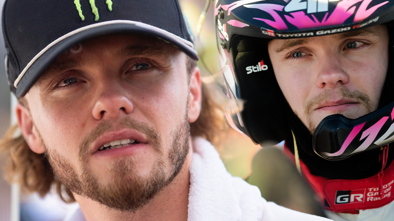 Norska kommentatorernas panik efter Oliver Solbergs fatala miss i rally-VM.