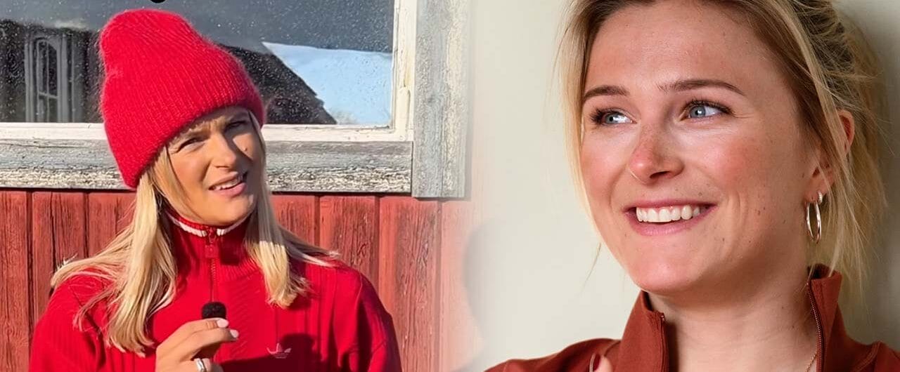Frida Karlsson blir helt grundlurad i en rolig video på Instagram.
