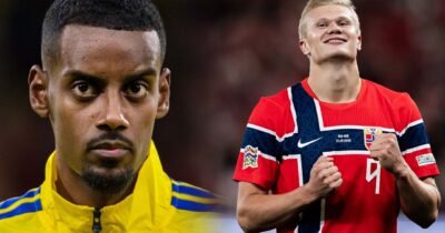 Alexander Isak jämförs med Erling Halaand om vem som är den bästa anfallaren i Premier League.