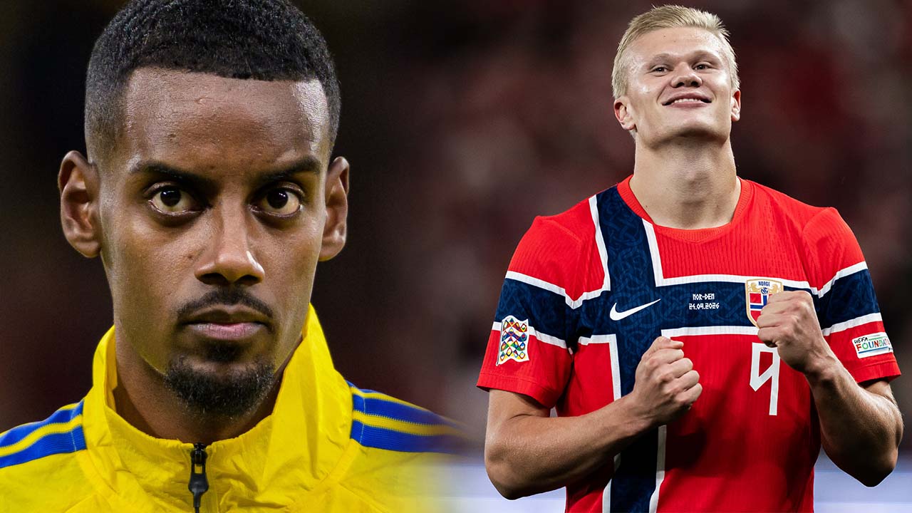Alexander Isak jämförs med Erling Halaand om vem som är den bästa anfallaren i Premier League.