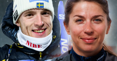 Glädjebesked för Sebastian Samuelsson och Anna Magnusson.