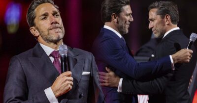 Henrik Lundqvist var på plats under Joel Lundqvists hyllning i Frölunda.