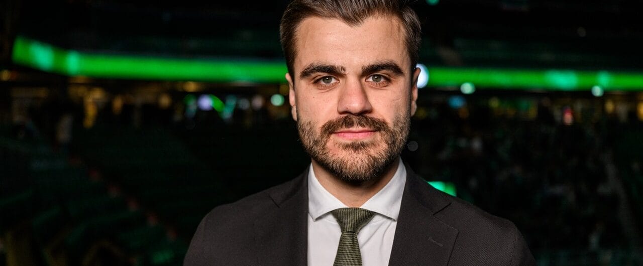 Almen Bibic, hockeyexpert i TV4
