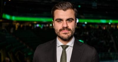 Almen Bibic, hockeyexpert i TV4