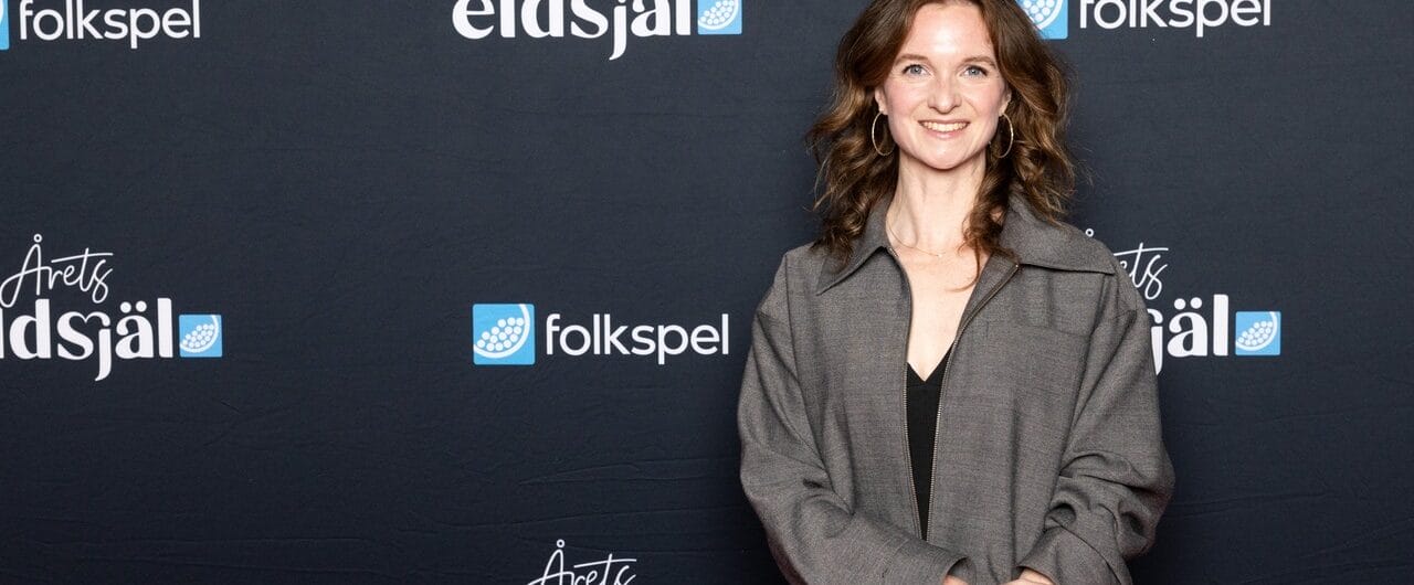 Mona Brorsson, före detta skidskytt. Numera expert hos SVT