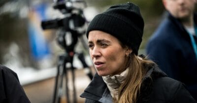 Anna Jönsson Haag, skidexpert i SVT