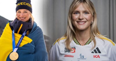 Svenska skidstjärnan Frida Karlsson pekar ut vem hon vill ge Bragdguldet till.