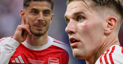 Kai Havertz uttalar sig om relationen med Viktor Gyökeres.