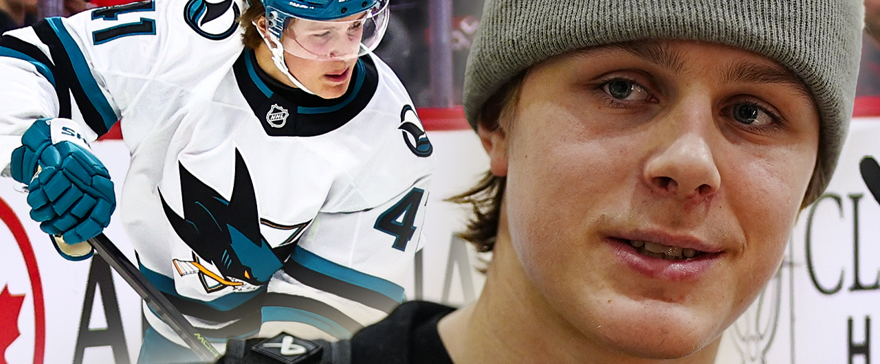 Nya beslutet för Ivar Stenberg i San Jose Sharks.